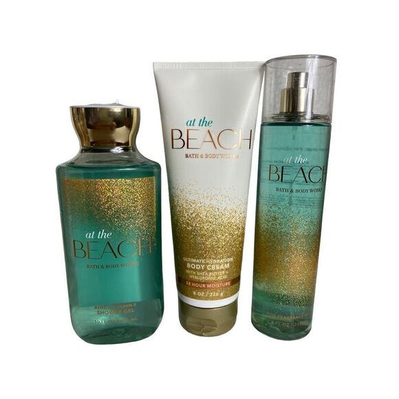 Bath and Body Works AT THE BEACH 3 PC Set - Picture 1 of 5
